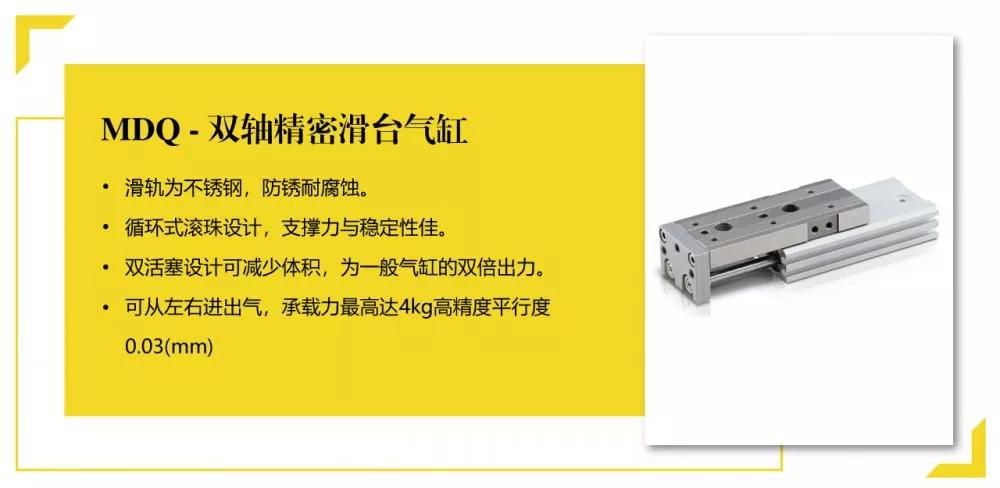 新品MDQ雙軸精密滑臺氣缸