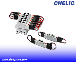氣立可CHELIC五口電磁閥 - SM系列