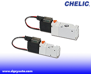 氣立可CHELIC三口電磁閥 - SMU系列