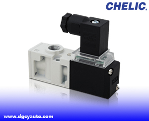 氣立可CHELIC三口電磁閥 - SKB300系列