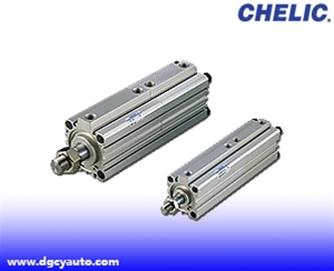氣立可CHELIC薄型(治具)倍力氣缸JDM系列