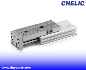 氣立可CHELIC附滑軌型滑臺(tái)氣缸(循環(huán)式)MDQ2系列