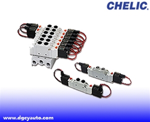 氣立可CHELIC五口電磁閥 - SM系列