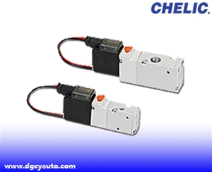 氣立可CHELIC三口電磁閥 - SMU系列