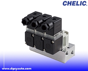 氣立可CHELIC底部型直動式三口二位閥 - SKV507U系列