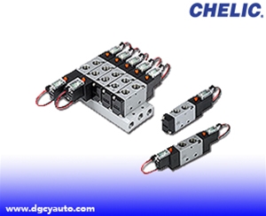 氣立可CHELIC五口電磁閥 - SK系列