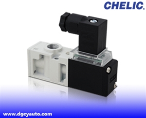 氣立可CHELIC三口電磁閥 - SKB300系列